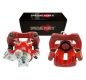 Preview: 2x saddle bracket brake calipers for VW Golf 4 Jubi red conversion 256mm brake FWD